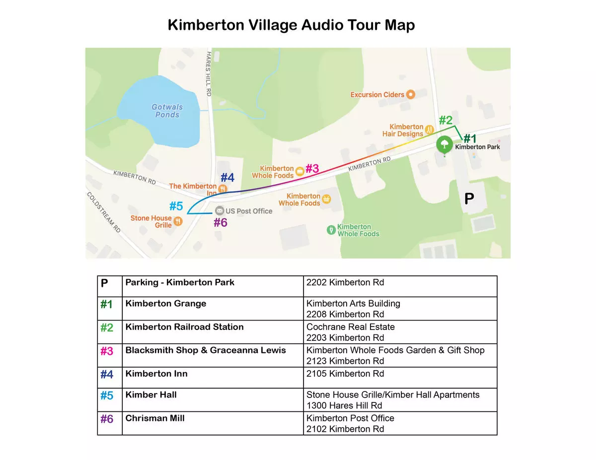 KV Audio Tour Map